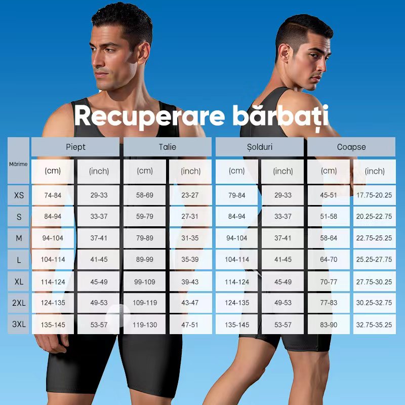 Corset post-operator bărbați | Medical Definer